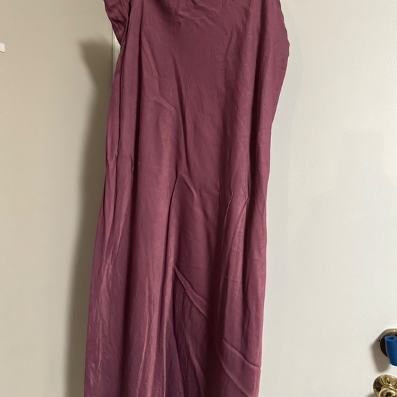 Anthropologie Lilac Bias Cut Satin Skirt 3x - Picture 3 of 5